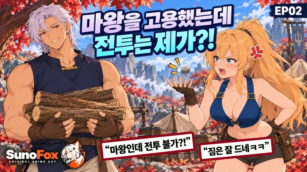 마왕을 고용했는데, 전투는 제가 합니다 공식 영상 썸네일